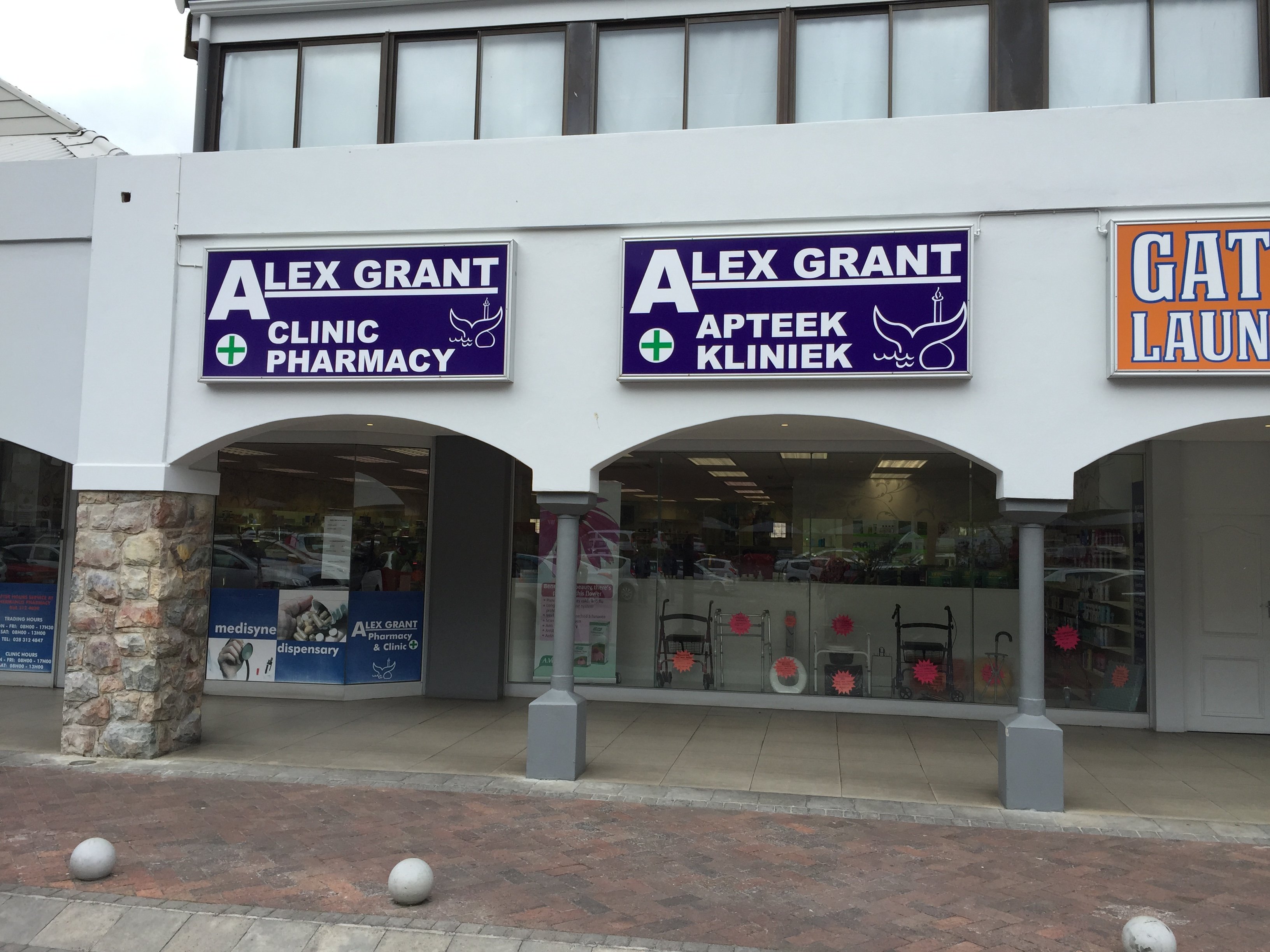 Alex Grant Pharmacy & Clinic Xplorio Hermanus